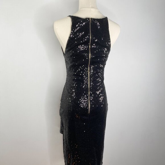NEW W/ TAGS - Sequin Black Dress - Picture 7 of 11